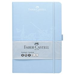 Notes 14,5x21cm karo 96L 100g s gumicom Faber Castell 10 244 358 sky blue