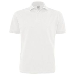 Majica kratki rukavi polo B&C Heavymill 230g bijela 2XL!!