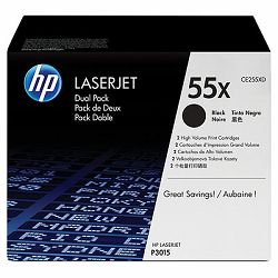 CE255XD HP toner, 12500 str, duplo pakiranje, crna